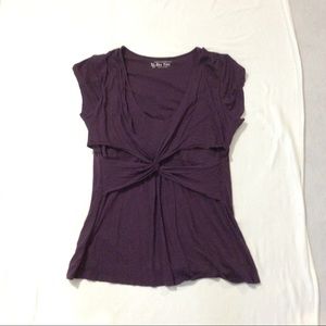 Victoria’s Secret Eggplant Bra Top Shirt Large